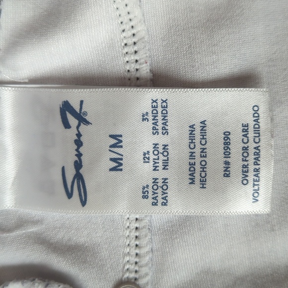 Seven7 Plaid Pull On Legging Pants M Dandy Plaid Gray - Picture 3 of 15